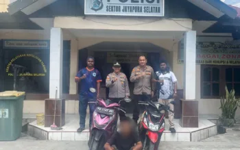Aksi Curanmor di Jalan Walikota Terbongkar, Tim Gabungan Polresta Jayapura Kota Amankan Pelaku dan BB