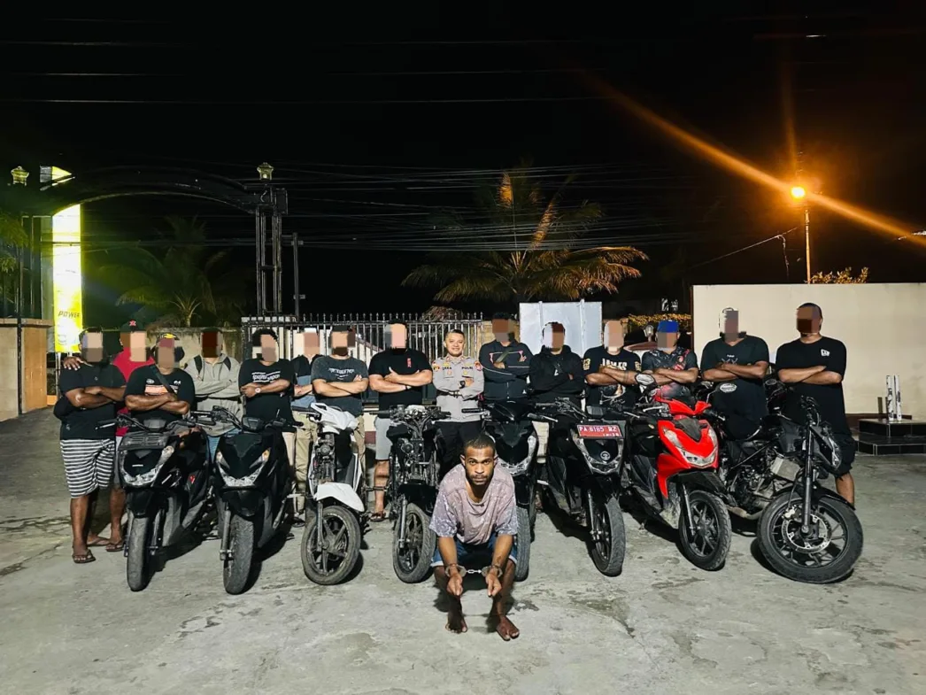 Tim Resmob Numbay Bongkar Jaringan Curanmor di Jayapura, 1 Pelaku dan 8 Motor Diamankan