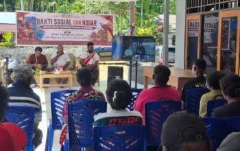 Keondoafian Skouw Sae Gelar Nobar Suara Papua Dari Jayapura, Dukung Program Pemerintah Untuk Papua Maju dan Sejahtera