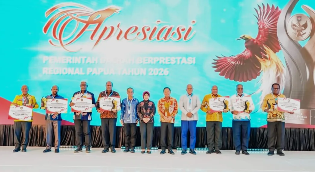 Pemprov Papua Raih 2 Penghargaan Utama Kemendagri: Penanggulangan Kemiskinan dan Creative Financing