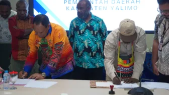 Pemkab Yalimo Teken Kredit Rp250 Miliar dengan Bank Papua untuk Percepatan Pembangunan Pasca Konflik