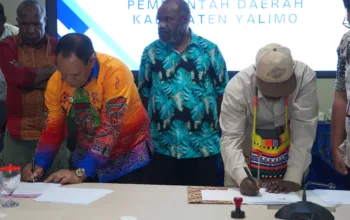 Pemkab Yalimo Teken Kredit Rp250 Miliar dengan Bank Papua untuk Percepatan Pembangunan Pasca Konflik