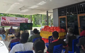 Masyarakat Adat Skouw Sae Gelar Nobar dan Bakti Sosial Peringati Hari Lahir Pancasila