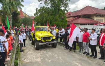 Ribuan Peserta Warnai Konvoi Merah Putih Semarak Piala Dunia 2026 di Jayapura: Wadah Sportivitas, Pelestarian Budaya, dan Kepedulian Sosial