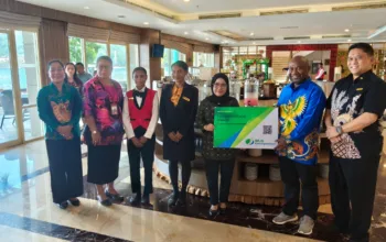 Dinas Pendidikan Papua Berikan BPJS Ketenagakerjaan Bagi Siswa SNK Pariwisata Magang di Swiss-Belhotel Jayapura