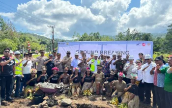Groundbreaking Sekolah Rakyat di Maribu, Wagub Aryoko: Negara Hadir Untuk Pendidikan Papua