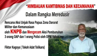 Tokoh Adat Tolikara Serukan Jaga Kamtibmas, Tolak Provokasi dan Kecam Pembunuhan di Yahukimo