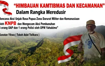 Tokoh Adat Tolikara Serukan Jaga Kamtibmas, Tolak Provokasi dan Kecam Pembunuhan di Yahukimo