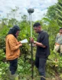 Dukung Pembangunan Sekolah Rakyat, Tim Survei dan Pemetaan Lakukan Pengecekan Lokasi Tanda Batas