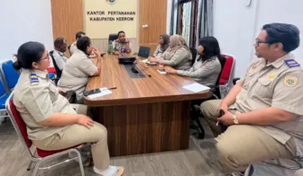 Kantor Pertanahan Keerom Gelar Rapat Internal, Evaluasi Progres PTSL dan PDDM