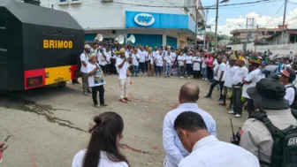 Ratusan Pemuda Adat Tabi Gelar Aksi Damai di Abepura, Desak Pengusutan Tuntas Insiden Penembakan di Yahukimo