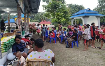 Peringati HUT RI ke-81, Keondoafian Kampung Waena Gelar Bakti Sosial dan Bagikan Sembako