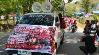 BMP RI Gelar Konvoi dan Pawai Merah Putih di Jayapura, Serukan Pesan Damai Jelang HUT RI ke-81