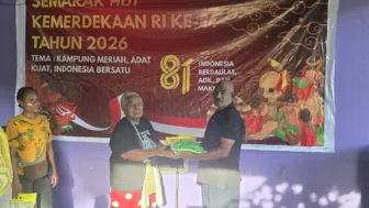 Keondofoloan Waena Gelar Bakti Sosial dan Lomba Meriahkan HUT RI ke-81