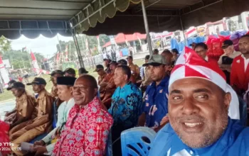 GAMKI Waropen Hadiri Upacara HUT RI ke-81, Ajak Pemuda Gereja Jaga Persatuan