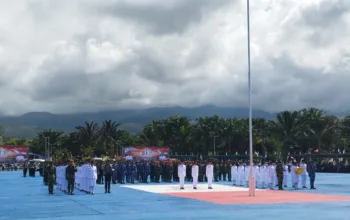 Sejarah Baru, Upacara HUT RI ke-81 di Kabupaten Jayapura Digelar di Pantai Khalkote