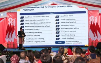 17 Kantor Pertanahan Terapkan Peralihan Hak Terintegrasi, Urus Balik Nama Maksimal 10 Hari