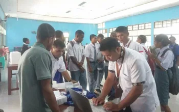 SMKN 1 Teknologi Rekayasa Sentani Gelar Geladi Bersih Jelang Launching Absensi Digital