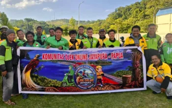 Komunitas Ojol Jayapura Nyatakan Dukungan Untuk Papua Aman dan Sejahtera