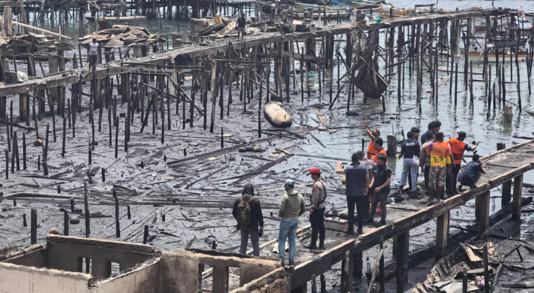 Polisi Dalami Penyebab Kebakaran Dok V Jayapura, 7 Saksi Telah Diperiksa