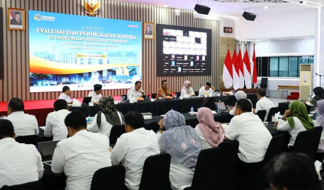 Sekjen ATR BPN Tegaskan Transformasi Layanan Butuh Kontribusi Nyata Dari Seluruh Unit Kerja