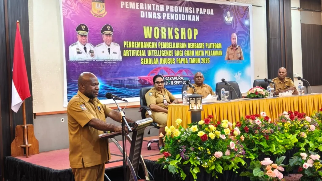 Dinas Pendidikan Papua Gelar Workshop Pembelajaran Berbasis AI Untuk Guru Sekolah Khusus