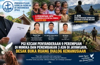 PGI Kecam Penyanderaan 9 Perempuan di Mimika dan Penembakan 3 ASN di Jayawijaya, Desak Buka Ruang Dialog Kemanusiaan