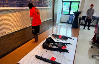 Polresta Jayapura Kota Ungkap Dalang Kebakaran Tanjung Ria, Tersangka Terancam 9 Tahun Penjara