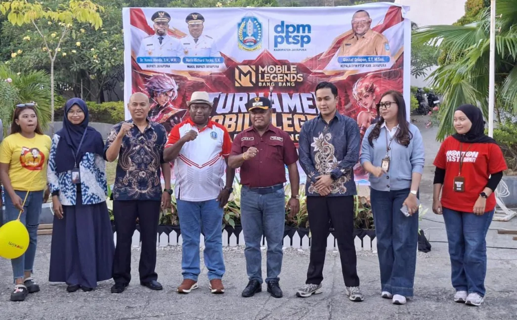 Wabup HRY Buka Turnamen MLBB 32 Tim di Sentani: Bukan Sekadar Game, Tapi Edukasi Kolaborasi dan Cegah Narkoba