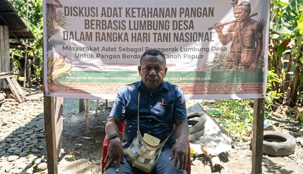 Kepala Suku Manirem Imbau Masyarakat Adat Sarmi Tak Terprovokasi Isu Gangguan Keamanan