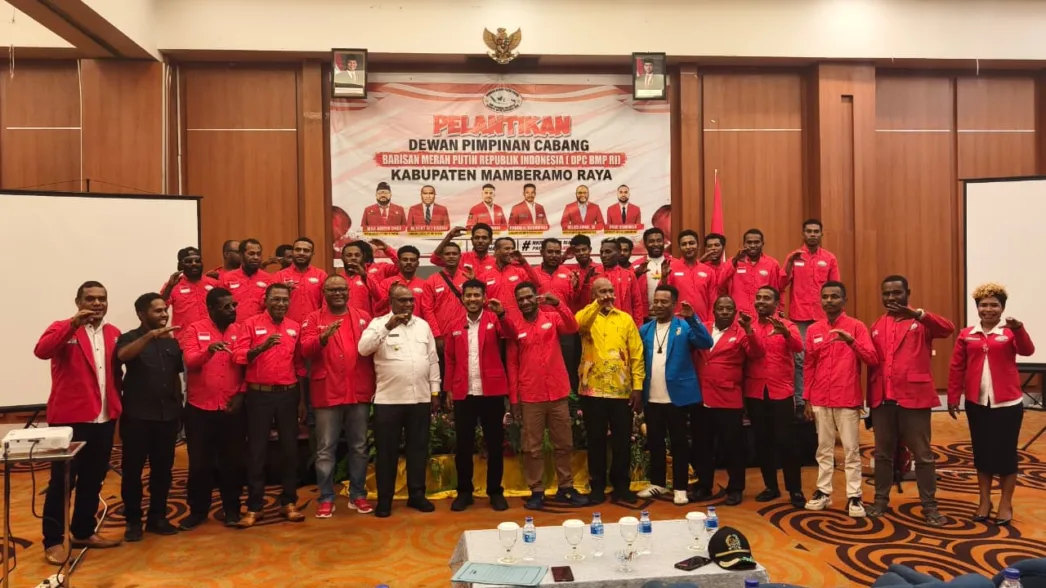 DPD BMP Papua Resmi Lantik Kepengurusan di Kabupaten Mamberamo Raya, Bupati: Ini kolaborasi Yang Tepat