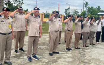 Apel Pagi Kantah Keerom: Pegawai Diminta Tuntaskan PSN yang Tertunda dan Utamakan Keselamatan