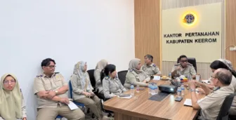 Kantah Keerom Gelar Monitoring dan Evaluasi PTSL dan PDDM, Bahas Capaian dan Kendala
