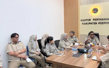 Kantah Keerom Gelar Monitoring dan Evaluasi PTSL dan PDDM, Bahas Capaian dan Kendala