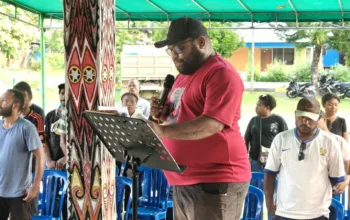 Pemuda Waena Deklarasi Papua Damai dan Bacakan Sumpah Pemuda