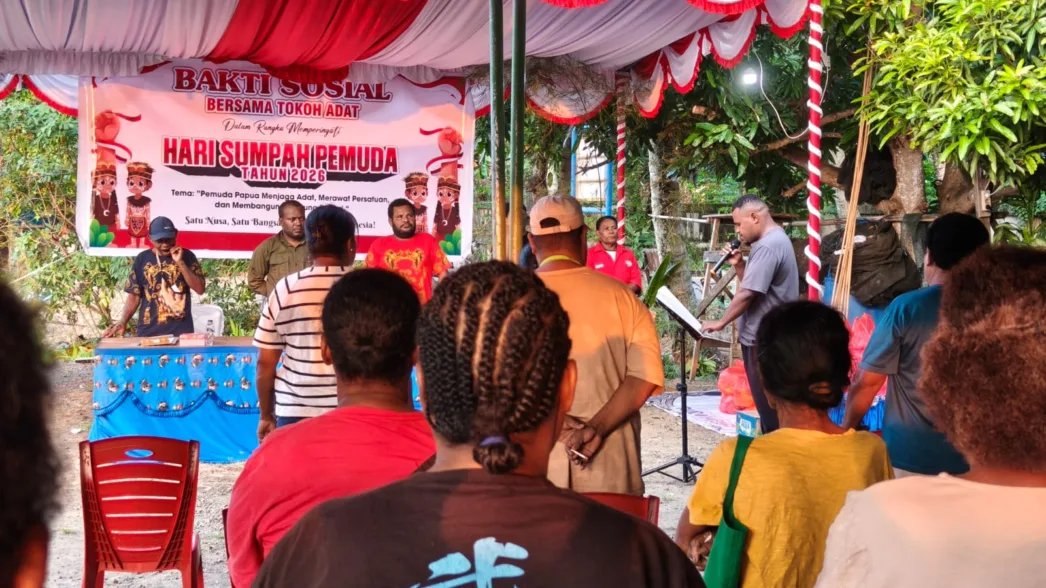 Tokoh Pemuda Yoka Bacakan Deklarasi Pemuda Papua Damai, Tegaskan Setia pada Pancasila dan Tolak Kekerasan