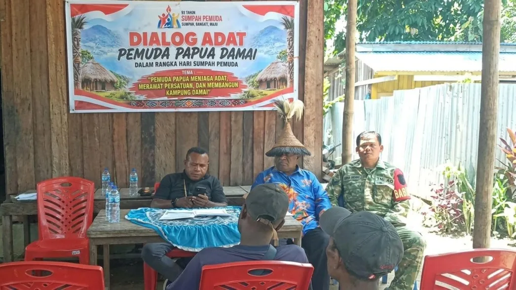 Dialog Adat: Ondoafi Kasukuwe Ajak Pemuda Sarmi Ikut Sukseskan Pembangunan Nasional dan PSN
