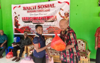Bela Aninam, Siswa SMP Bacakan Deklarasi Pemuda Papua Damai dan Sumpah Pemuda di Baksos Kayo Batu