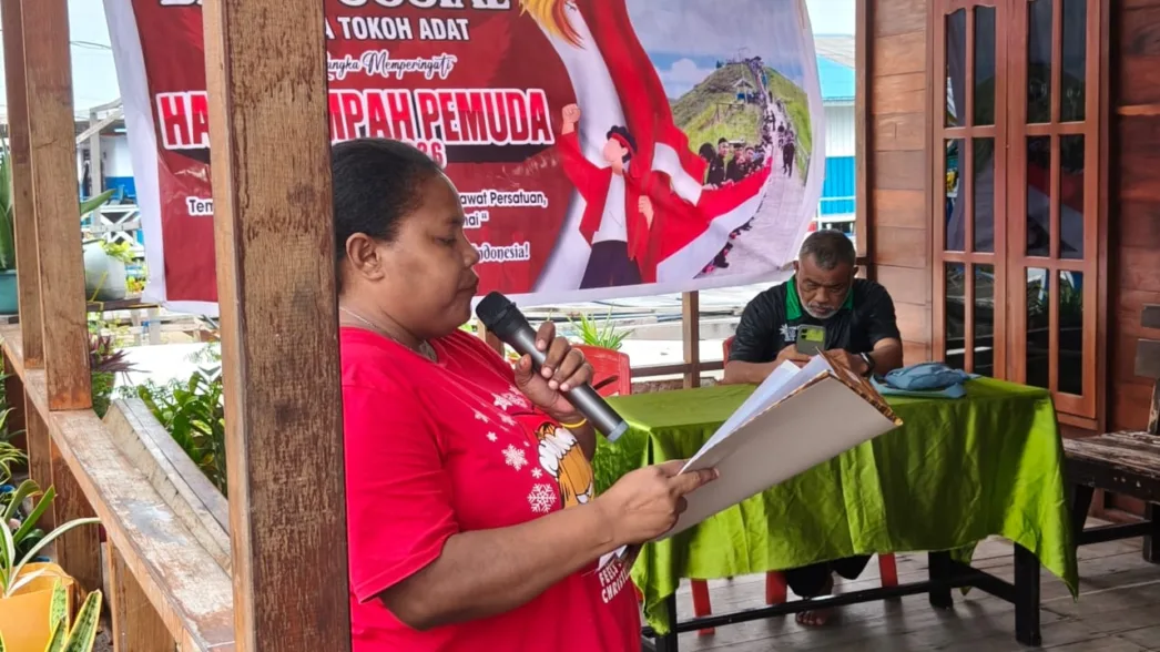 Tokoh Muda Perempuan Deklarasikan Damai dan Bacakan Ikrar Sumpah Pemuda di Kampung Kayo Pulau
