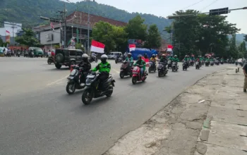 Puluhan Ojol di Jayapura Konvoi Serukan Persatuan dan Pesan Damai Peringati Sumpah Pemuda ke-98