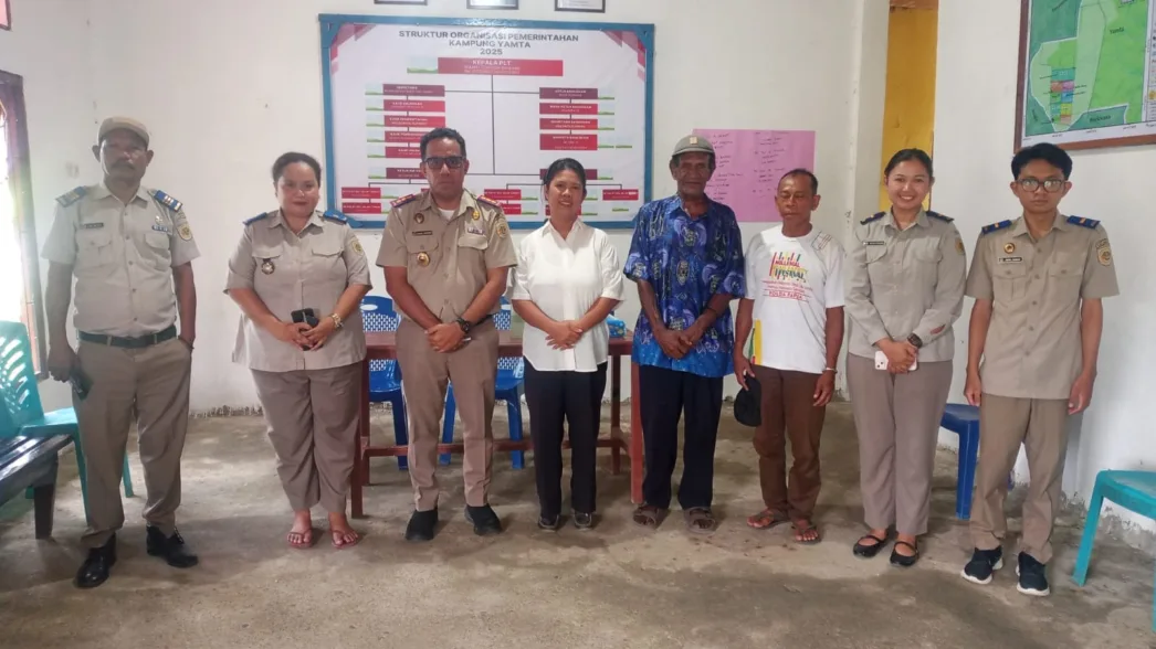 Kantah Keerom Laksanakan Koordinasi Awal IP4T 2026 di Kampung Yamta, PIR II